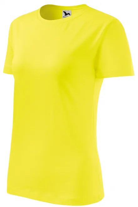 Γυναικείο κλασικό μπλουζάκι, λεμόνι κίτρινο