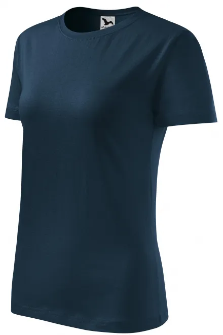 Γυναικείο κλασικό μπλουζάκι, σκούρο μπλε
