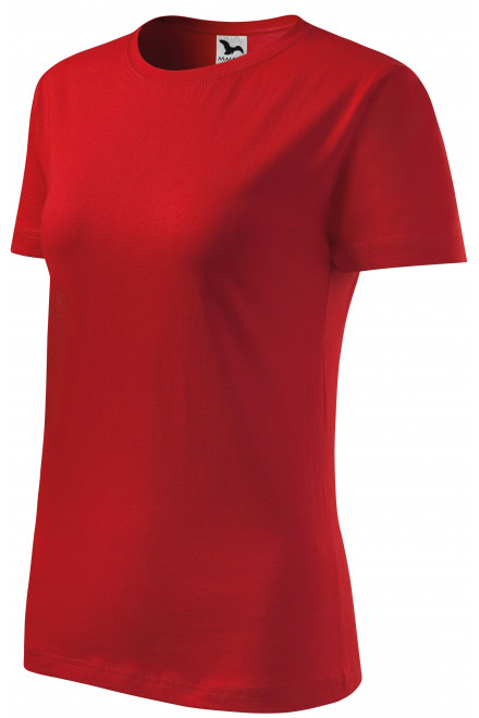 Γυναικείο κλασικό μπλουζάκι, το κόκκινο, γυναικεία μπλουζάκια
