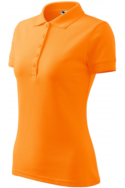 Γυναικείο κομψό πουκάμισο πόλο, μανταρίνι, μπλουζάκια