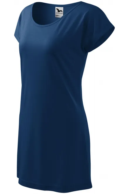 Γυναικείο μακρύ μπλουζάκι / φόρεμα, μπλε μεσάνυχτα
