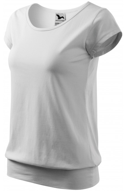 Γυναικείο μοντέρνο μπλουζάκι, λευκό, γυναικεία μπλουζάκια