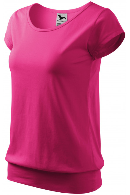 Γυναικείο μοντέρνο μπλουζάκι, μωβ, ροζ μπλουζάκια