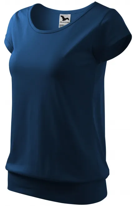 Γυναικείο μοντέρνο μπλουζάκι, μπλε μεσάνυχτα