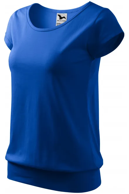 Γυναικείο μοντέρνο μπλουζάκι, μπλε ρουά