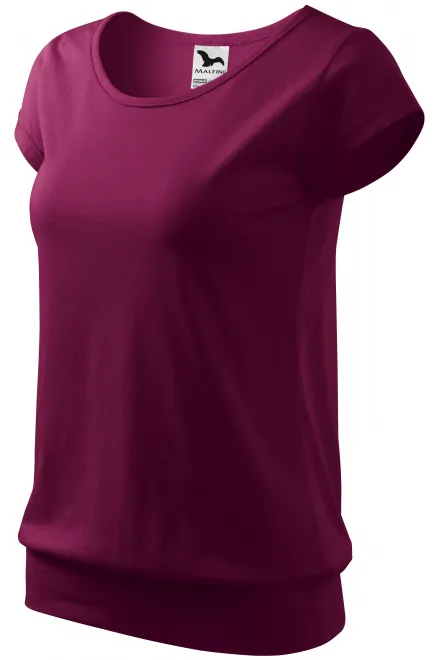 Γυναικείο μοντέρνο μπλουζάκι, φουξία