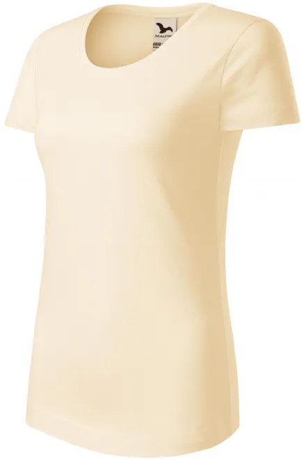Γυναικείο μπλουζάκι από οργανικό βαμβάκι, αμύγδαλο