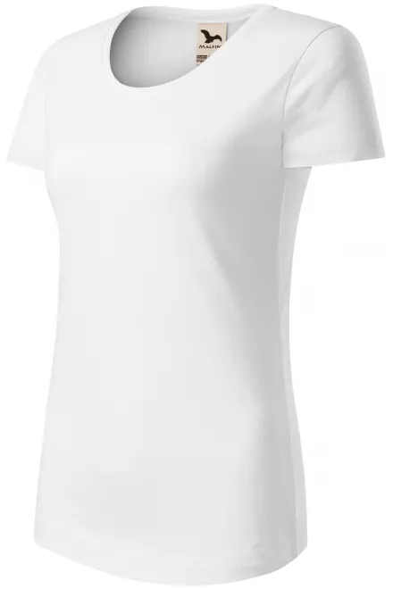Γυναικείο μπλουζάκι από οργανικό βαμβάκι, λευκό
