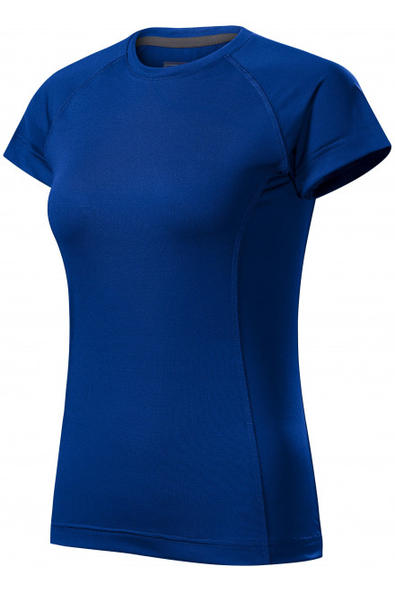 Γυναικείο μπλουζάκι για αθλήματα, μπλε ρουά, γυναικεία μπλουζάκια