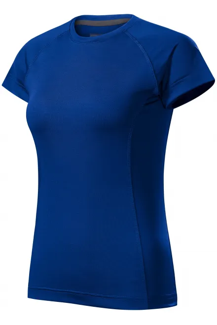 Γυναικείο μπλουζάκι για αθλήματα, μπλε ρουά