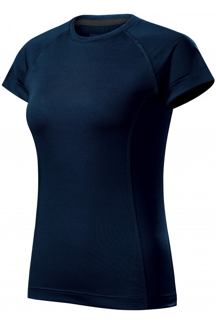 Γυναικείο μπλουζάκι για αθλήματα, σκούρο μπλε, γυναικεία μπλουζάκια