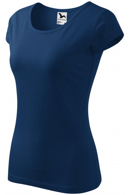 Γυναικείο μπλουζάκι με πολύ κοντά μανίκια, μπλε μεσάνυχτα, μπλουζάκια