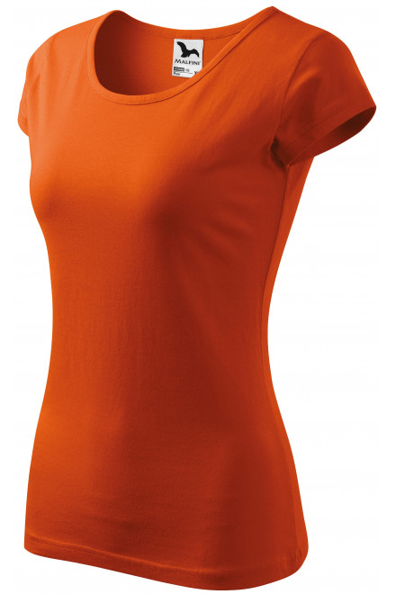 Γυναικείο μπλουζάκι με πολύ κοντά μανίκια, πορτοκάλι, γυναικεία μπλουζάκια