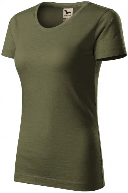 Γυναικείο μπλουζάκι, οργανικό βαμβάκι με υφή, Στρατός