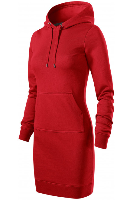 Γυναικείο φόρεμα φούτερ, το κόκκινο