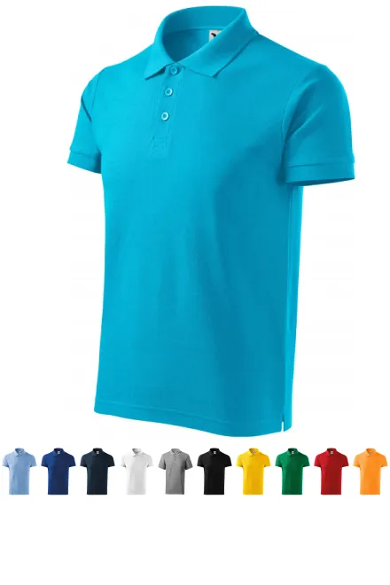 Ανδρικό πουκάμισο βαρέων βαρών, τουρκουάζ