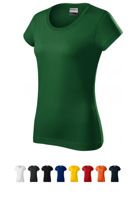 Ανθεκτικό γυναικείο μπλουζάκι βαρέων βαρών, πράσινο μπουκάλι