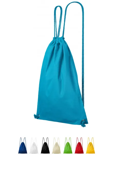 Ελαφρύ βαμβακερό σακίδιο, τουρκουάζ