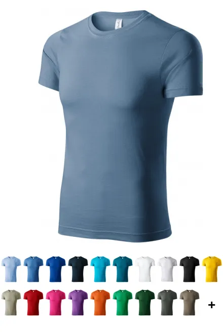 Ελαφρύ μπλουζάκι με κοντά μανίκια, τζην