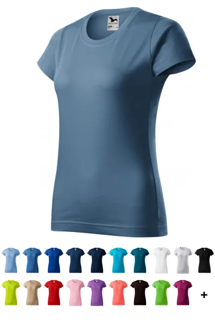 Γυναικείο απλό μπλουζάκι, τζην