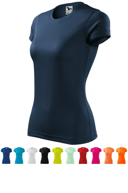 Γυναικείο αθλητικό μπλουζάκι, σκούρο μπλε