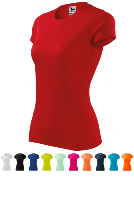 Γυναικείο αθλητικό μπλουζάκι, το κόκκινο