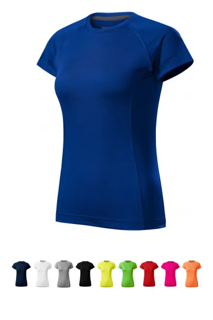 Γυναικείο μπλουζάκι για αθλήματα, μπλε ρουά