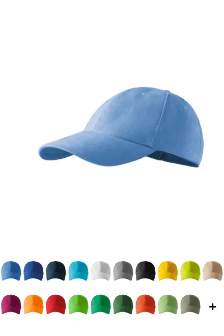 Καπάκι μπέιζμπολ 6 τεμαχίων, γαλάζιο του ουρανού