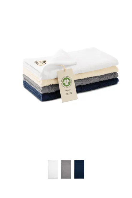 Μικρή πετσέτα από βιολογικό βαμβάκι, αμύγδαλο