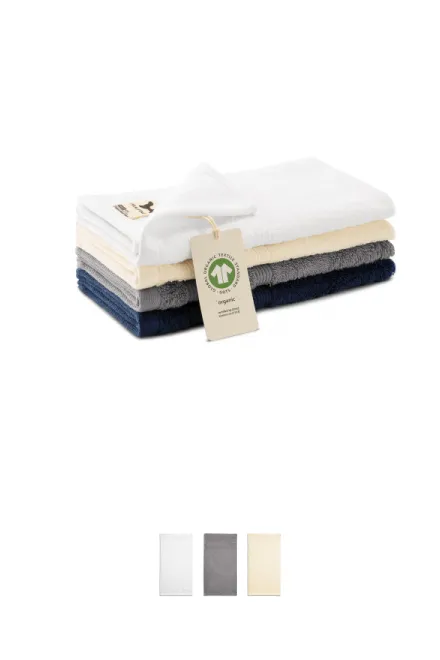 Μικρή πετσέτα από βιολογικό βαμβάκι, σκούρο μπλε