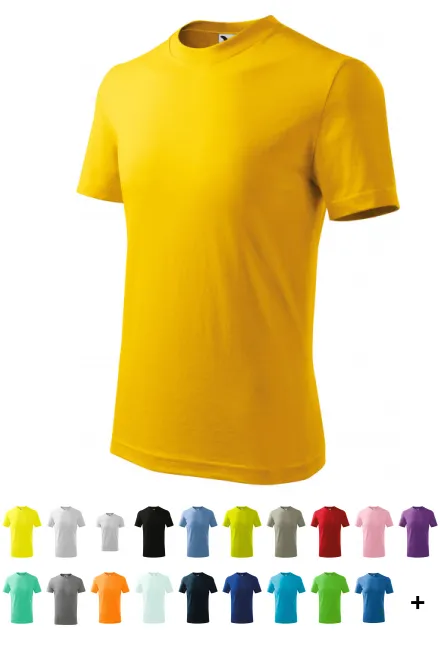 Παιδικό απλό μπλουζάκι, κίτρινος