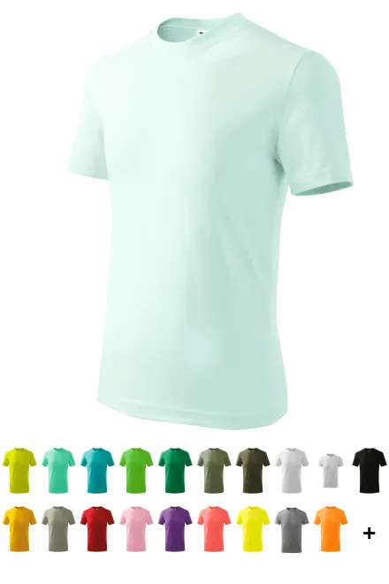 Παιδικό απλό μπλουζάκι, παγωμένο πράσινο