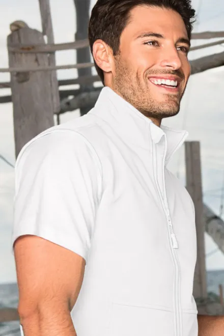 Ανδρικό γιλέκο, λευκό