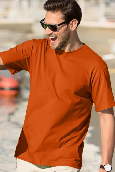 Ανδρικό κλασικό μπλουζάκι, πορτοκάλι