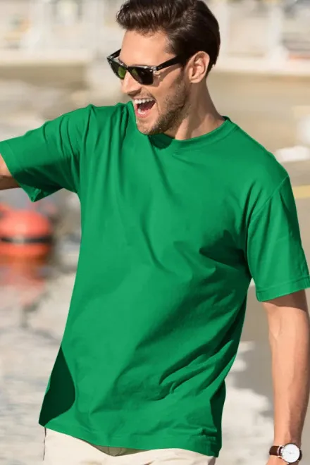 Ανδρικό κλασικό μπλουζάκι, πράσινο γρασίδι