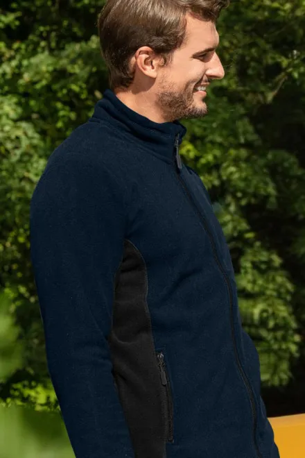 Ανδρικό σακάκι από fleece, σκούρο μπλε Ανδρικό σακάκι από fleece, σκούρο μπλε