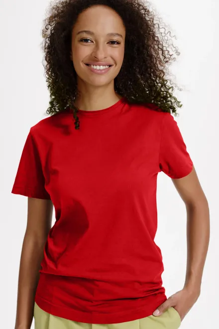 Γυναικείο μπλουζάκι από οργανικό βαμβάκι, το κόκκινο