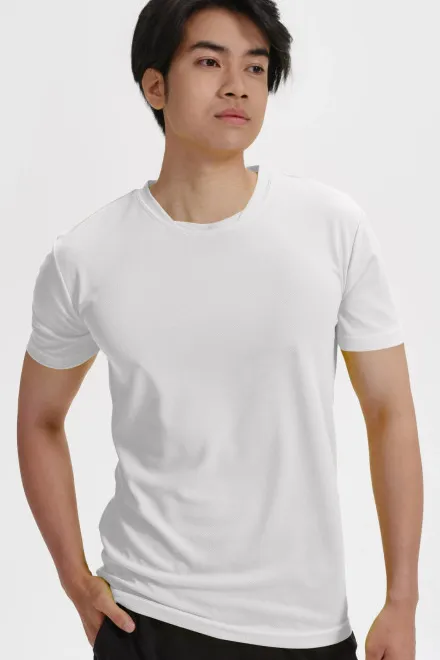 Μπλουζάκι με ασύμμετρο ντεκολτέ, λευκό