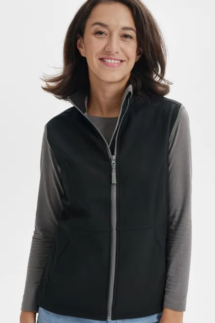 Οι κυρίες κλείνουν το γιλέκο, μαύρος