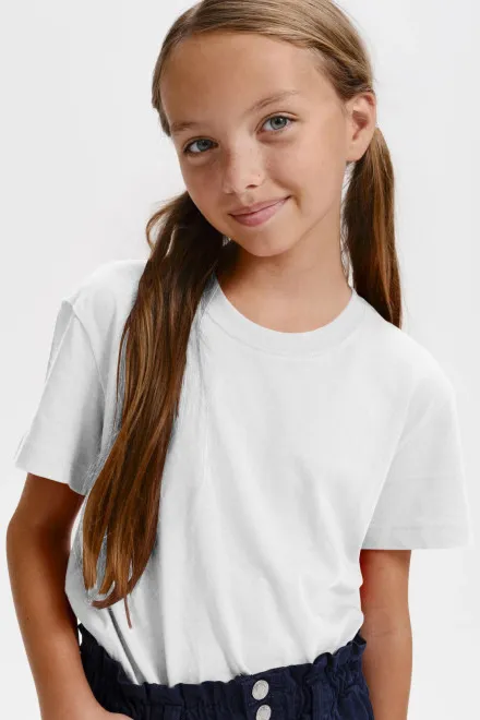 Παιδικό ελαφρύ μπλουζάκι, λευκό