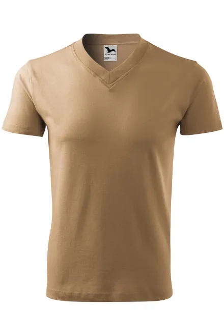 Μπλουζάκι με κοντά μανίκια, μεσαίο βάρος - αμμώδης, 3XL