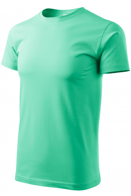 Μπλουζάκι Unisex υψηλότερου βάρους, μέντα, μπλουζάκια με κοντά μανίκια
