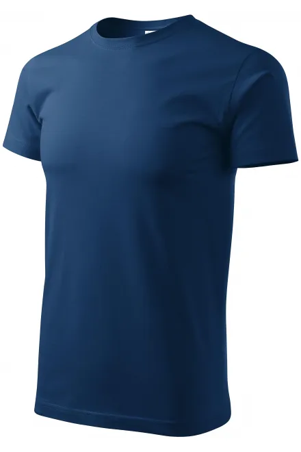 Μπλουζάκι Unisex υψηλότερου βάρους, μπλε μεσάνυχτα