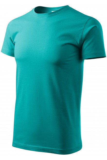 Μπλουζάκι Unisex υψηλότερου βάρους, σμαραγδί πράσινο, μπλουζάκια χωρίς εκτύπωση