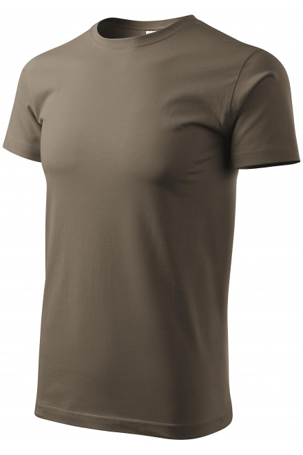 Μπλουζάκι Unisex υψηλότερου βάρους, στρατός, βαμβακερά μπλουζάκια