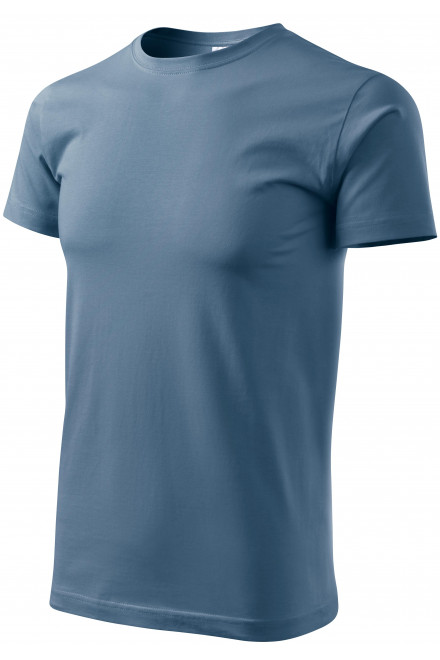 Μπλουζάκι Unisex υψηλότερου βάρους, τζην, βαμβακερά μπλουζάκια