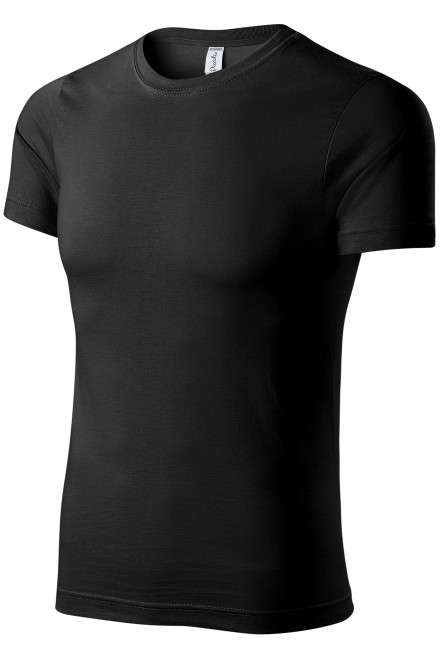 Μπλουζάκι υψηλότερου βάρους, μαύρος, μπλουζάκια με κοντά μανίκια