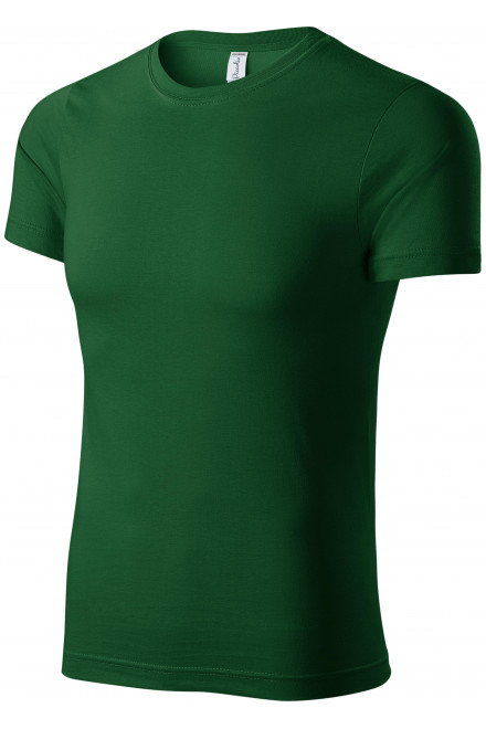 Μπλουζάκι υψηλότερου βάρους, πράσινο μπουκάλι, βαμβακερά μπλουζάκια