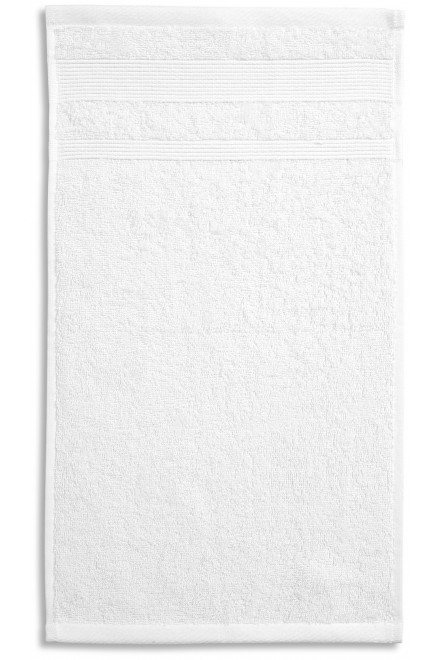 Οργανική βαμβακερή πετσέτα, λευκό