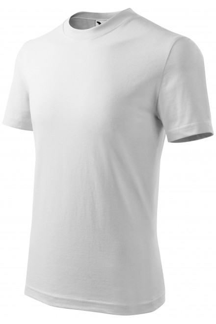 Παιδικό απλό μπλουζάκι, λευκό, παιδικά μπλουζάκια